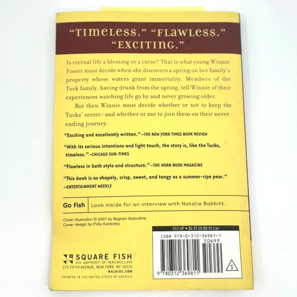 Tuck Everlasting, Paperback by Babbitt, Natalie / ISBN 9780312969811 - Picture 2 of 7